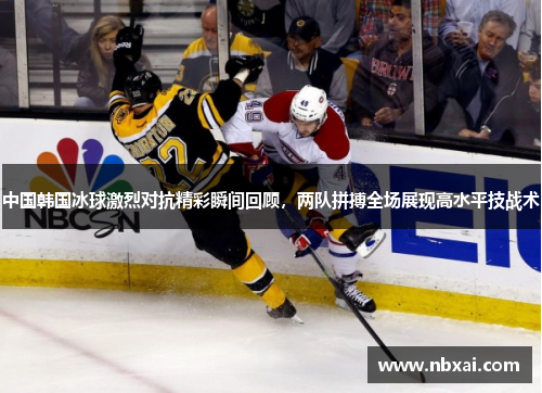 中国韩国冰球激烈对抗精彩瞬间回顾，两队拼搏全场展现高水平技战术